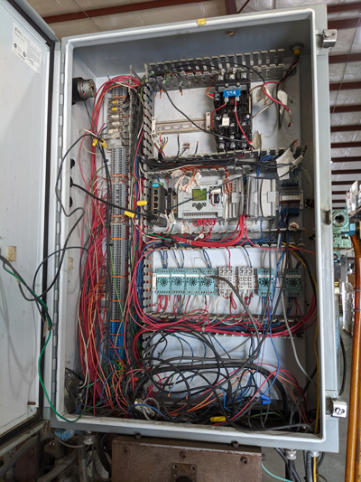 WINDER PANEL BEFORE REFURBISH